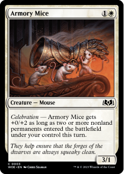 Armory Mice single card from Magic the Gathering