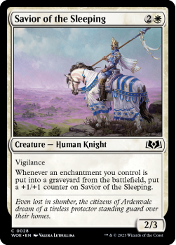 Savior of the Sleeping single card from Magic the Gathering
