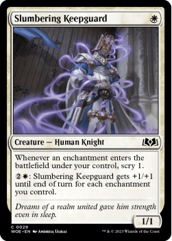 Slumbering Keepguard single card from Magic the Gathering