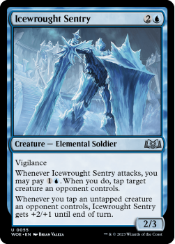 Icewrought Sentry single card from Magic the Gathering