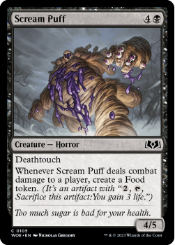 Scream Puff single card from Magic the Gathering