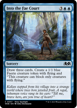 Into the Fae Court single card from Magic the Gathering