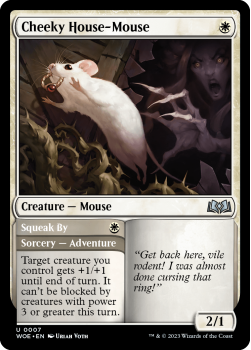 Cheeky House-Mouse single card from Magic the Gathering
