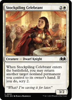 Stockpiling Celebrant single card from Magic the Gathering