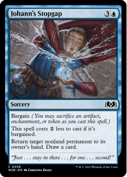 Johann's Stopgap single card from Magic the Gathering