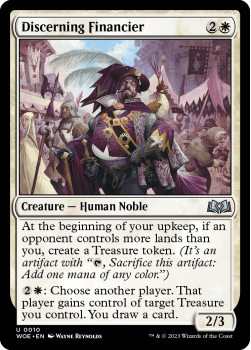 Discerning Financier single card from Magic the Gathering