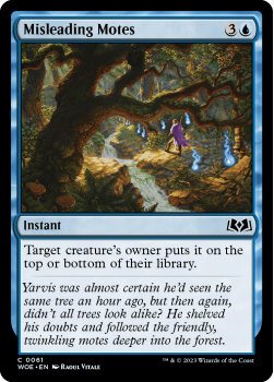 Misleading Motes single card from Magic the Gathering