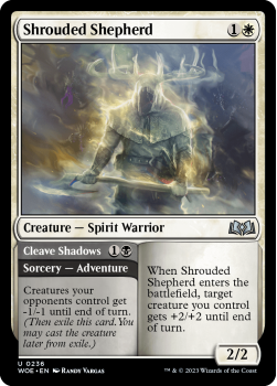 Shrouded Shepherd single card from Magic the Gathering