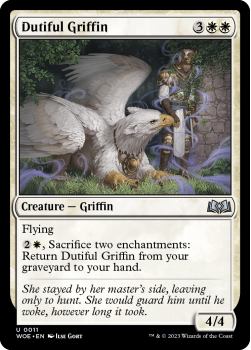 Dutiful Griffin single card from Magic the Gathering