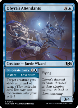 Obyra's Attendants single card from Magic the Gathering