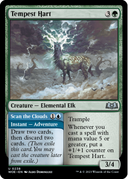 Tempest Hart single card from Magic the Gathering