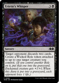 Eriette's Whisper single card from Magic the Gathering