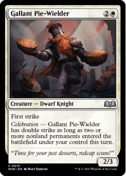 Gallant Pie-Wielder single card from Magic the Gathering