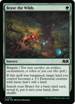 Brave the Wilds single card from Magic the Gathering