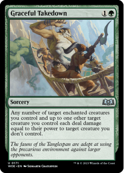 Graceful Takedown single card from Magic the Gathering