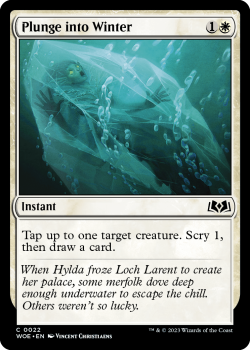 Plunge into Winter single card from Magic the Gathering