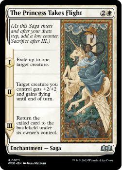 The Princess Takes Flight single card from Magic the Gathering