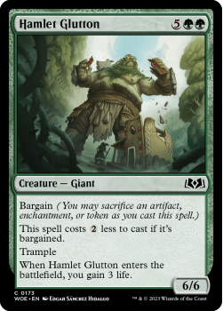 Hamlet Glutton single card from Magic the Gathering