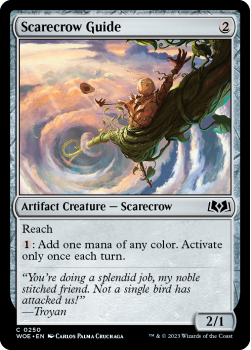 Scarecrow Guide single card from Magic the Gathering