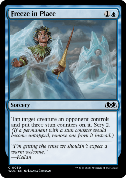 Freeze in Place single card from Magic the Gathering
