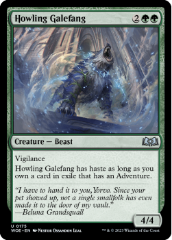 Howling Galefang single card from Magic the Gathering