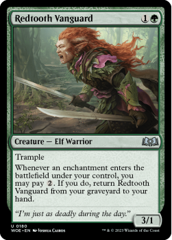 Redtooth Vanguard single card from Magic the Gathering