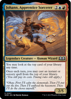 Johann, Apprentice Sorcerer single card from Magic the Gathering