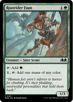 Rootrider Faun single card from Magic the Gathering