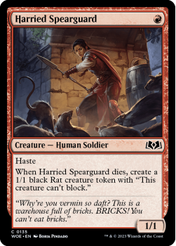 Harried Spearguard single card from Magic the Gathering
