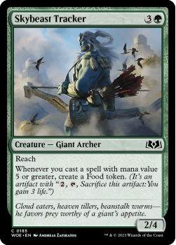 Skybeast Tracker single card from Magic the Gathering