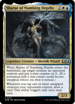 Sharae of Numbing Depths single card from Magic the Gathering