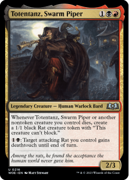 Totentanz, Swarm Piper single card from Magic the Gathering