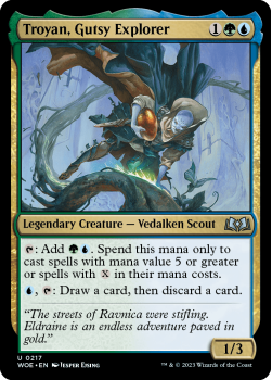 Troyan, Gutsy Explorer single card from Magic the Gathering
