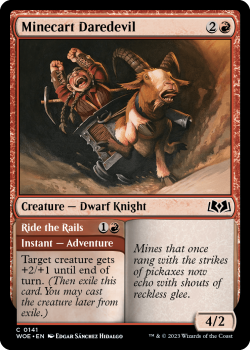 Minecart Daredevil single card from Magic the Gathering
