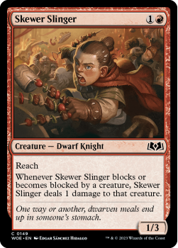 Skewer Slinger single card from Magic the Gathering