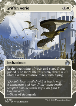 Griffin Aerie single card from Magic the Gathering