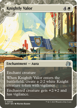 Knightly Valor single card from Magic the Gathering