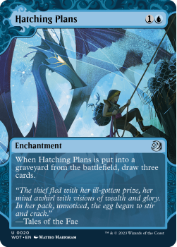 Hatching Plans single card from Magic the Gathering