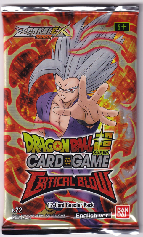 DragonBall Super Card Game: Zenkai Series 05 Critical Blow (B22) Booster Pack (12 Cards) DragonBall Super Card Game: Zenkai Series 05 Critical Blow (B22) Booster Pack (12 Cards)