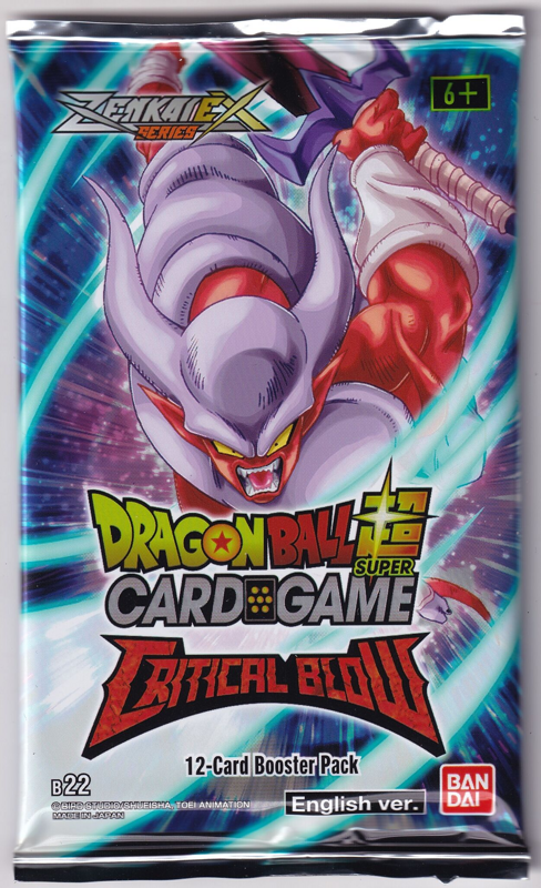 DragonBall Super Card Game: Zenkai Series 05 Critical Blow (B22) Booster Pack (12 Cards) DragonBall Super Card Game: Zenkai Series 05 Critical Blow (B22) Booster Pack (12 Cards)