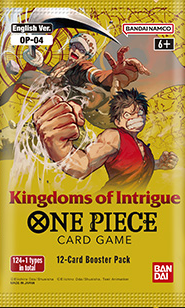 One Piece Card Game - Kingdoms of Intrigue Booster Pack OP04 (12 Cards)