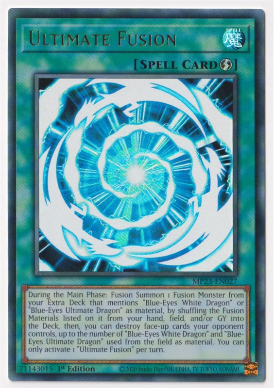 Ultimate Fusion (Ultra Rare) : MP23-EN027 - Yu-Gi-Oh! Single Card