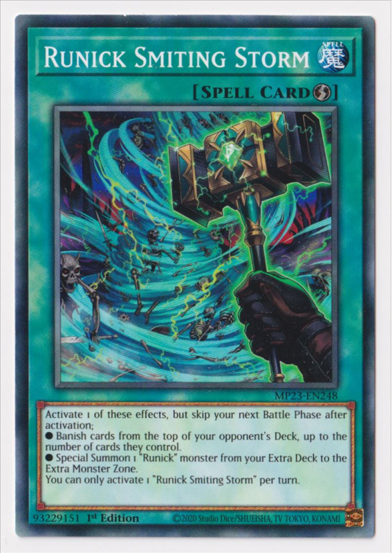 Runick Smiting Storm (Common) : MP23-EN248 - Yu-Gi-Oh! Single Card