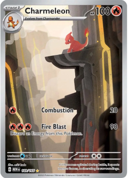 Charmeleon single card from Pokemon
