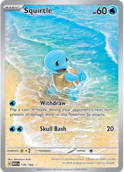 Squirtle single card from Pokemon