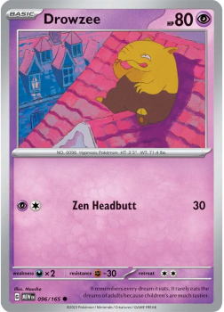Drowzee single card from Pokemon