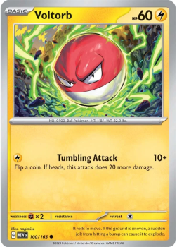 Voltorb single card from Pokemon