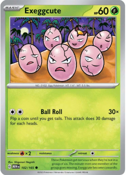 Exeggcute single card from Pokemon