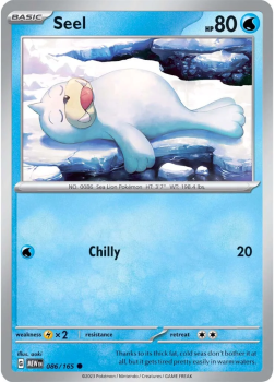Seel single card from Pokemon