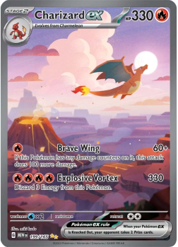 Charizard EX single card from Pokemon